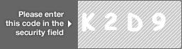 captcha code for visual authentication  letter K number 2 letter D number 9