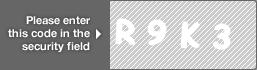 captcha code for visual authentication  letter R number 9 letter K number 3