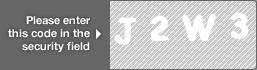 captcha code for visual authentication  letter J number 2 letter W number 3