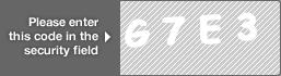 captcha code for visual authentication  letter G number 7 letter E number 3