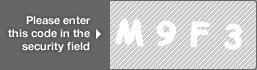 captcha code for visual authentication  letter M number 9 letter F number 3