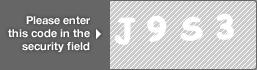 captcha code for visual authentication  letter J number 9 letter S number 3