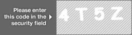 captcha code for visual authentication  number 4 letter T number 5 letter Z