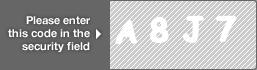 captcha code for visual authentication  letter A number 8 letter J number 7