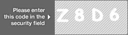 captcha code for visual authentication  letter Z number 8 letter D number 6
