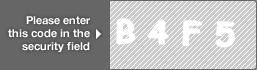 captcha code for visual authentication  letter B number 4 letter F number 5