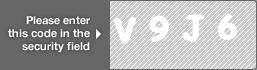 captcha code for visual authentication  letter V number 9 letter J number 6