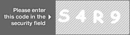 captcha code for visual authentication  letter S number 4 letter R number 9