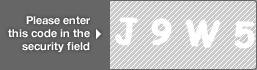 captcha code for visual authentication  letter J number 9 letter W number 5