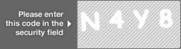 captcha code for visual authentication  letter N number 4 letter Y number 8