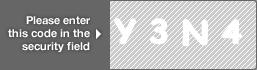 captcha code for visual authentication  letter Y number 3 letter N number 4