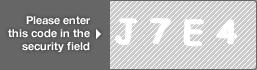 captcha code for visual authentication  letter J number 7 letter E number 4