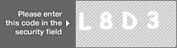 captcha code for visual authentication  letter L number 8 letter D number 3