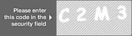 captcha code for visual authentication  letter C number 2 letter M number 3