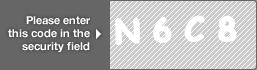 captcha code for visual authentication  letter N number 6 letter C number 8
