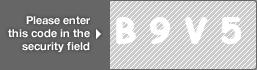 captcha code for visual authentication  letter B number 9 letter V number 5