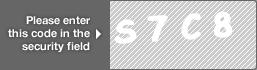 captcha code for visual authentication  letter S number 7 letter C number 8