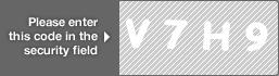 captcha code for visual authentication  letter V number 7 letter H number 9