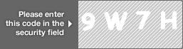 captcha code for visual authentication  number 9 letter W number 7 letter H