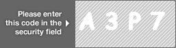 captcha code for visual authentication  letter A number 3 letter P number 7