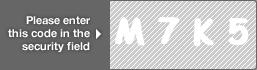 captcha code for visual authentication  letter M number 7 letter K number 5