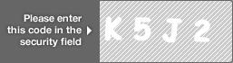 captcha code for visual authentication  letter K number 5 letter J number 2