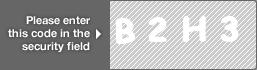 captcha code for visual authentication  letter B number 2 letter H number 3