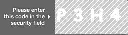 captcha code for visual authentication  letter P number 3 letter H number 4