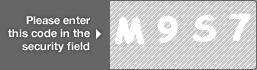 captcha code for visual authentication  letter M number 9 letter S number 7