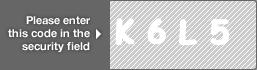 captcha code for visual authentication  letter K number 6 letter L number 5