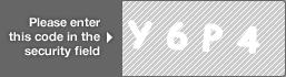 captcha code for visual authentication  letter Y number 6 letter P number 4