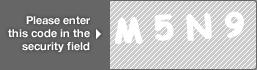captcha code for visual authentication  letter M number 5 letter N number 9