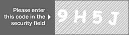 captcha code for visual authentication  number 9 letter H number 5 letter J