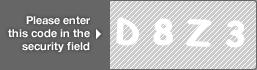 captcha code for visual authentication  letter D number 8 letter Z number 3