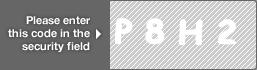 captcha code for visual authentication  letter P number 8 letter H number 2