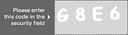 captcha code for visual authentication  letter G number 8 letter E number 6