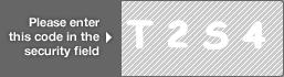 captcha code for visual authentication  letter T number 2 letter S number 4