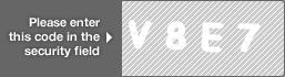 captcha code for visual authentication  letter V number 8 letter E number 7