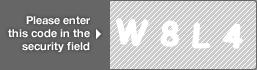 captcha code for visual authentication  letter W number 8 letter L number 4