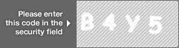 captcha code for visual authentication  letter B number 4 letter Y number 5
