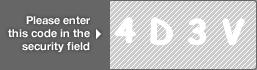 captcha code for visual authentication  number 4 letter D number 3 letter V