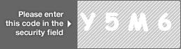captcha code for visual authentication  letter Y number 5 letter M number 6