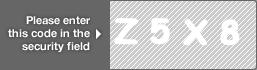 captcha code for visual authentication  letter Z number 5 letter X number 8