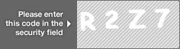 captcha code for visual authentication  letter R number 2 letter Z number 7