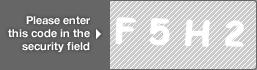 captcha code for visual authentication  letter F number 5 letter H number 2