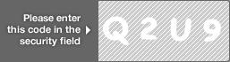 captcha code for visual authentication  letter Q number 2 letter U number 9