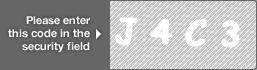 captcha code for visual authentication  letter J number 4 letter C number 3