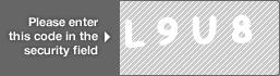 captcha code for visual authentication  letter L number 9 letter U number 8