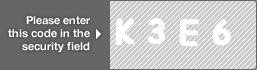 captcha code for visual authentication  letter K number 3 letter E number 6