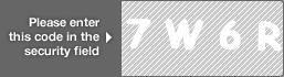 captcha code for visual authentication  number 7 letter W number 6 letter R